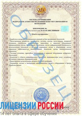 Образец сертификата соответствия (приложение) Верхняя Салда Сертификат ISO 27001