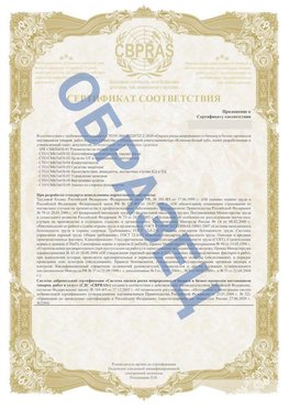 Образец Приложение к СТО 01.064.00220722.2-2020 Верхняя Салда Сертификат СТО 01.064.00220722.2-2020 